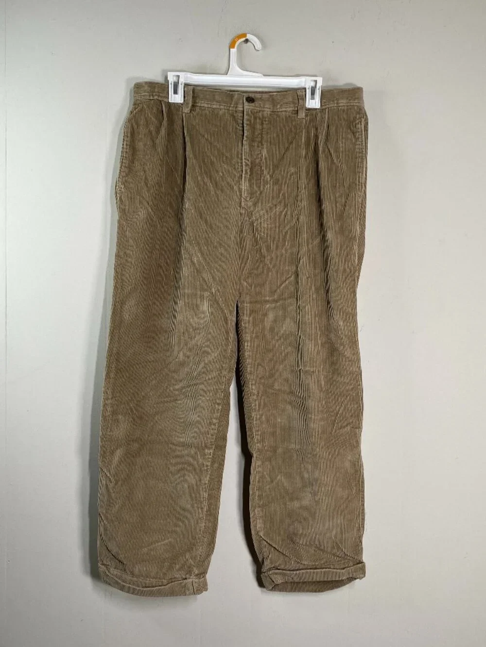 VTG Nautica Rigger Classic Fit Corduroy Dress Pants Men's 36 x 30 Mid Rise Brown